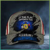 If The Flag Offends You Kiss My Wisconsin Cap Hat