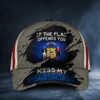 If The Flag Offends You Kiss My Wisconsinass Classic Cap