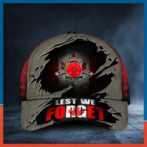 In Memorial Lest We Forget Canada Flag Cap Hat