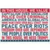 In This House We Value Capaitalism Over Socialism Doormat