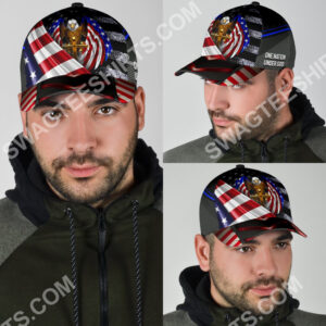 Independence Day One Nation Under God %E2%80%8BAll Over Printed Classic Cap