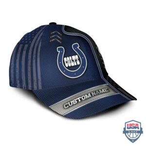 Indianapolis Colts Custom Name Graphic 3D Cap