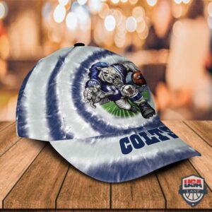 Indianapolis Colts Mascot Tie Dye Classic Cap