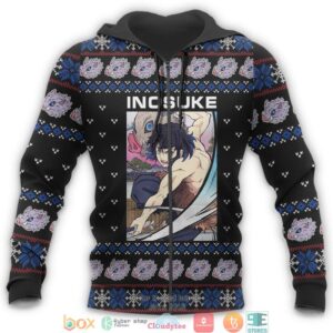 Inosuke Demon Slayer Anime Clothes 3D Shirt Hoodie