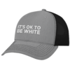 ItS Okay To Be White Trucker Cap Hat 2
