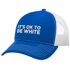ItS Okay To Be White Trucker Cap Hat 5