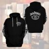 Jack DanielS Old No 7 Tennessee Whiskey Black 3D Shirt Hoodie