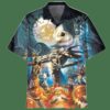 Jack Skelington And Sally Santa Halloween Night 3D Shirt Hoodie