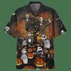 Jack Skelington Halloween Rip Pumpkin 3D Shirt Hoodie