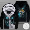 Jacksonville Jaguars Lava Skull Zipper Fleece Hoodie