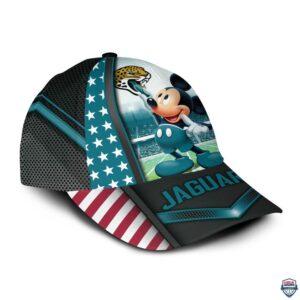 Jacksonville Jaguars Nfl Mickey Mouse 3D Cap