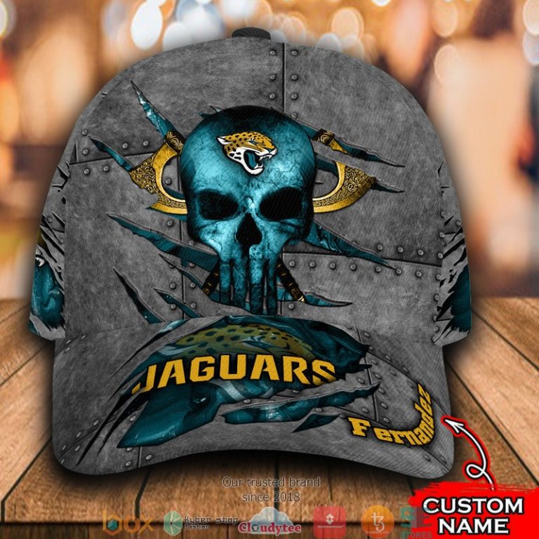 Jacksonville-Jaguars-Skull-Nfl-Custom-Name-Cap-1