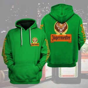 Jagermeister Green 3D Shirt Hoodie