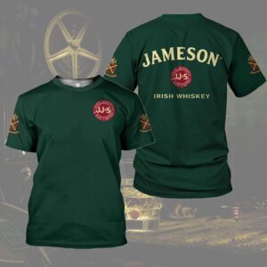 Jameson Irish Whiskey Green 3D Shirt Hoodie