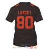 Jarvis Landry 80 Cleveland Browns Nfl 3D Shirt Hoodie
