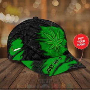 Just Hit It Custom Name Cap