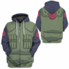 Kakashi Hatake 3D Hoodie Zip Hoodie