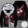 Kansas City Chiefs Lava Skull Zipper Fleece Hoodie