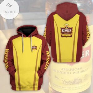 Kessler American Blended Whiskey Smooth As Silk Logo Hoodie