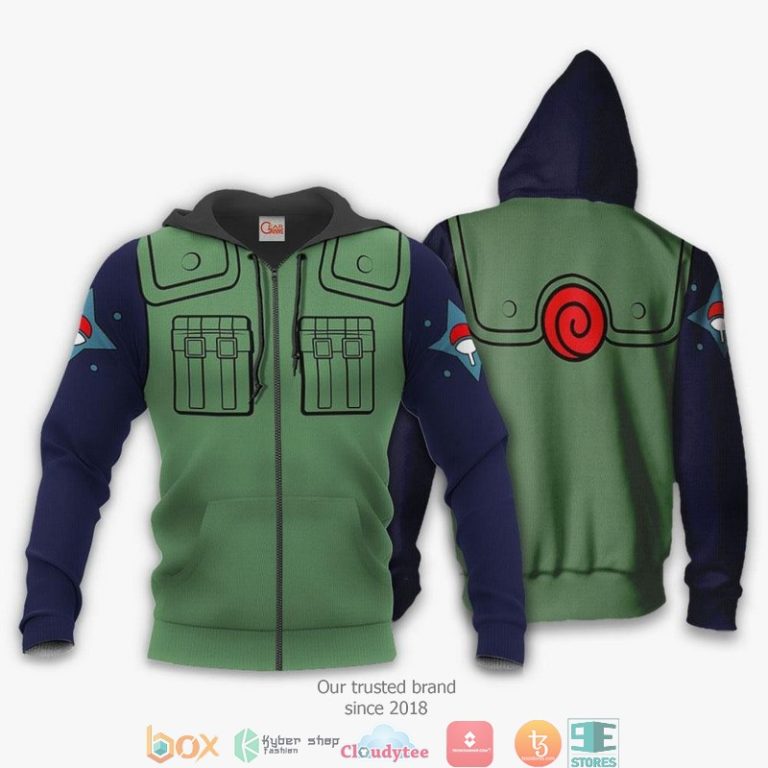 Konoha-Military-Force-Uniform-Anime-3D-Shirt-Hoodie-1