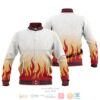Kyojuro Cape Demon Slayer Anime Casual Cosplay Costume Baseball Jacket