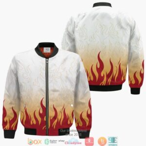 Kyojuro Cape Unisex Demon Slayer Anime 3D Bomber Jacket