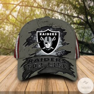Las Vegas Raiders For Life Cap