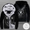 Las Vegas Raiders Lava Skull Zipper Fleece Hoodie