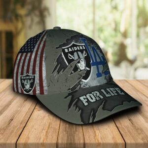 Las Vegas Raiders Los Angeles Dodgers For Life Cap 1