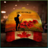 Lest We Forget Canadian Flag Cap