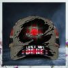Lest We Forget Uk Poppy Flag Cap Hat