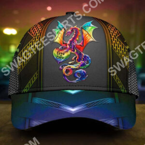 Lgbt Dragon Pride All Over Print Classic Cap