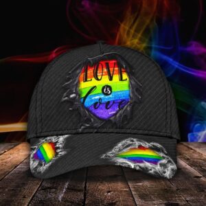 Lgbt Love Is Love 3D Cap
