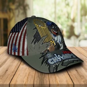 Los Angeles Dodgers Champions 2020 Cap Hat