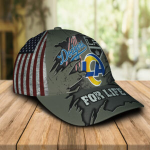 Los Angeles Dodgers Los Angeles Kings Los Angeles Rams For Life Cap