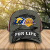 Los Angeles Lakers Los Angeles Rams For Life Cap