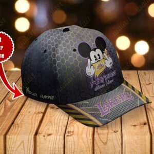 Los Angeles Lakers Mickey Mouse Haters Gonna Hate Custom Name Hat Cap