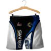 Los Angeles Rams Black Blue 3D Shirt Hoodie