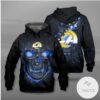 Los Angeles Rams Lava Skull Hoodie