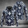 Louis Vuitton Blue Pattern Hoodie Sweatpant Limited Edition
