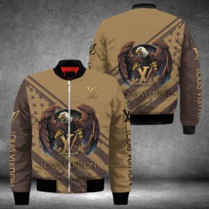 Louis Vuitton Eagle American Flag Hoodie Bomber Jacket