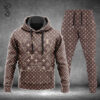 Louis Vuitton Monogram Full Print Hoodie And Pants