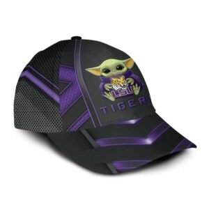 Lsu Tigers And Baby Yoda Classic Cap