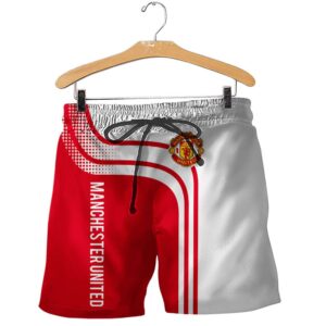 Manchester United White Red 3D Shirt Hoodie