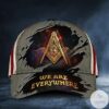 Masonic Hat WeRe Everywhere Usa Flag Freemason Cap