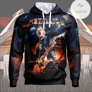 Metallic Metal Rock Band Hoodie