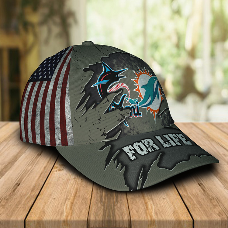 Miami Dolphins Miami Marlins For Life Cat Miami Dolphins Miami Marlins For Life Cat