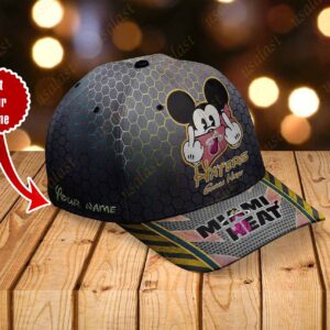 Miami Heat Mickey Mouse Haters Gonna Hate Custom Name Hat Cap