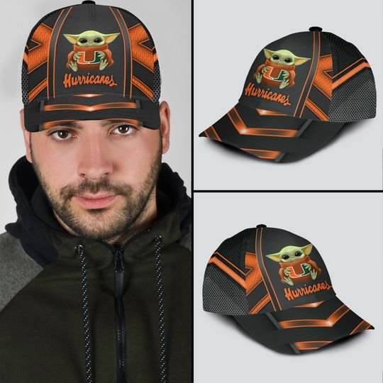 Miami-Hurricanes-And-Baby-Yoda-Classic-Cap-1