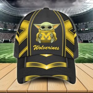 Michigan Wolverines And Baby Yoda Classic Cap